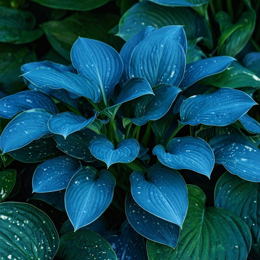 Azure Ripples Deep Blue Hosta - The Lush Leaf